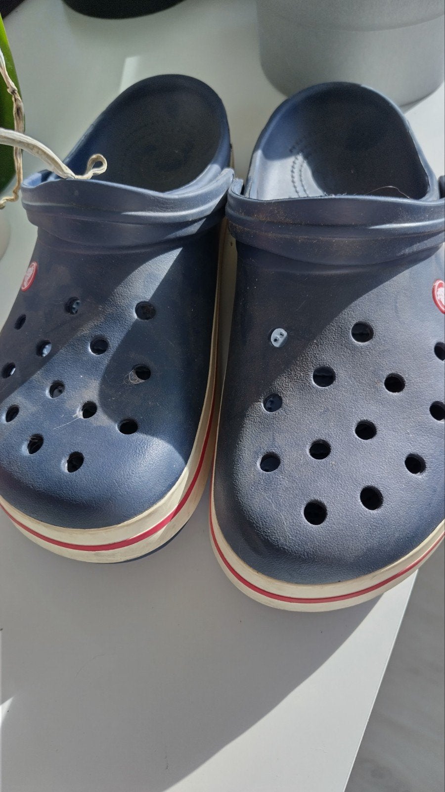 Crocs, heren, donkerblauw, Kleding | Heren, Schoenen, Crocs, Blauw, Ophalen of Verzenden, Zo goed als nieuw