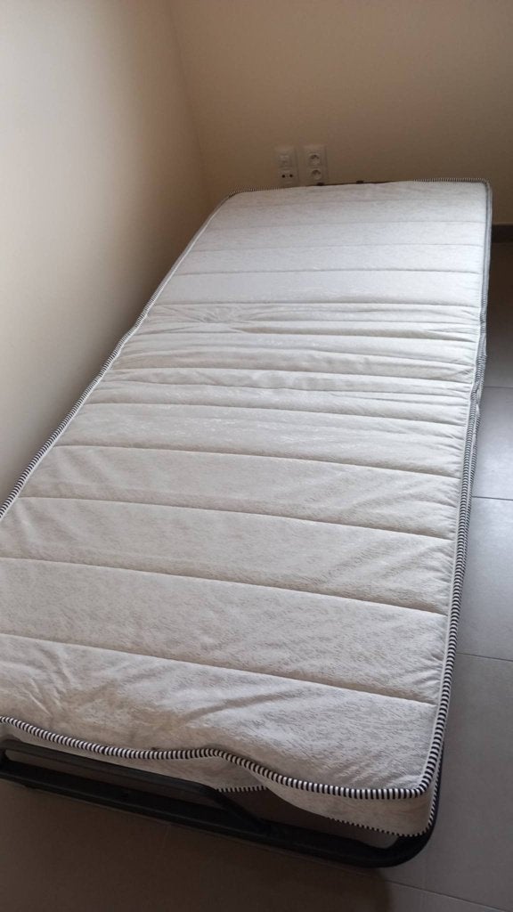 Plooibed, Ophalen, 90 cm, Eenpersoons, Zwart