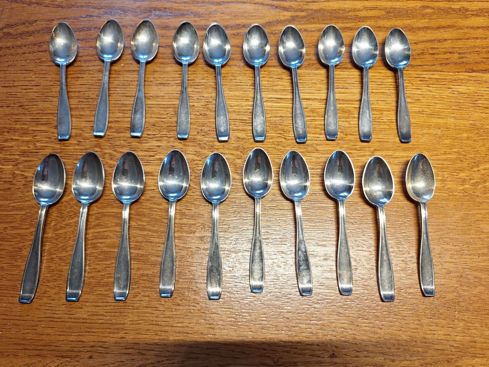 20 zilveren koffielepels, Ophalen