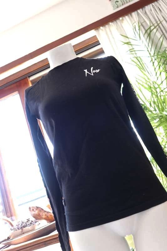 aansluitend Now tekst T-shirt, Zwart, Ophalen of Verzenden, CoolCat, Lange mouw