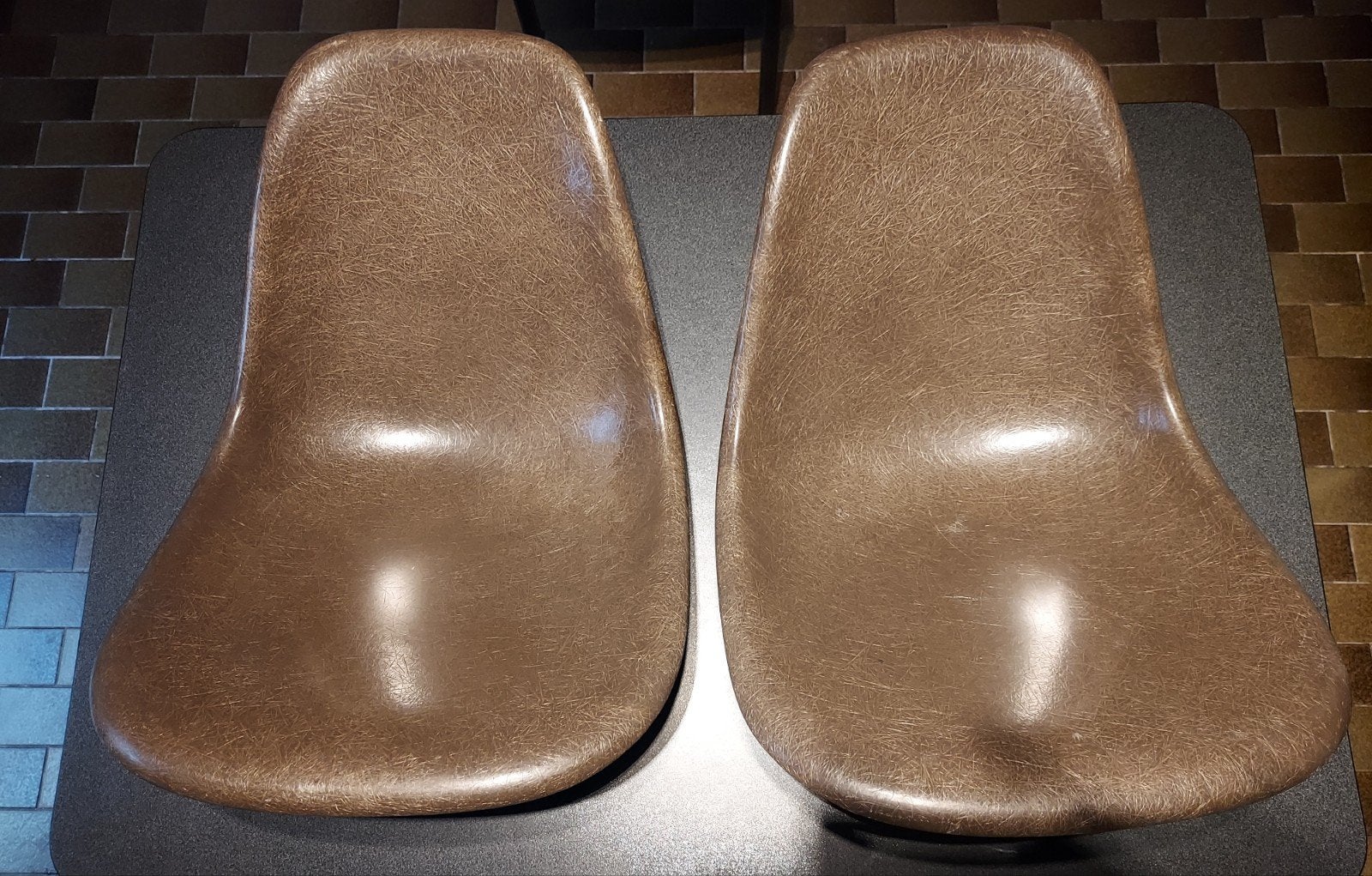 herman miller eames tandem, Ophalen, Kunststof, Gebruikt, Twee