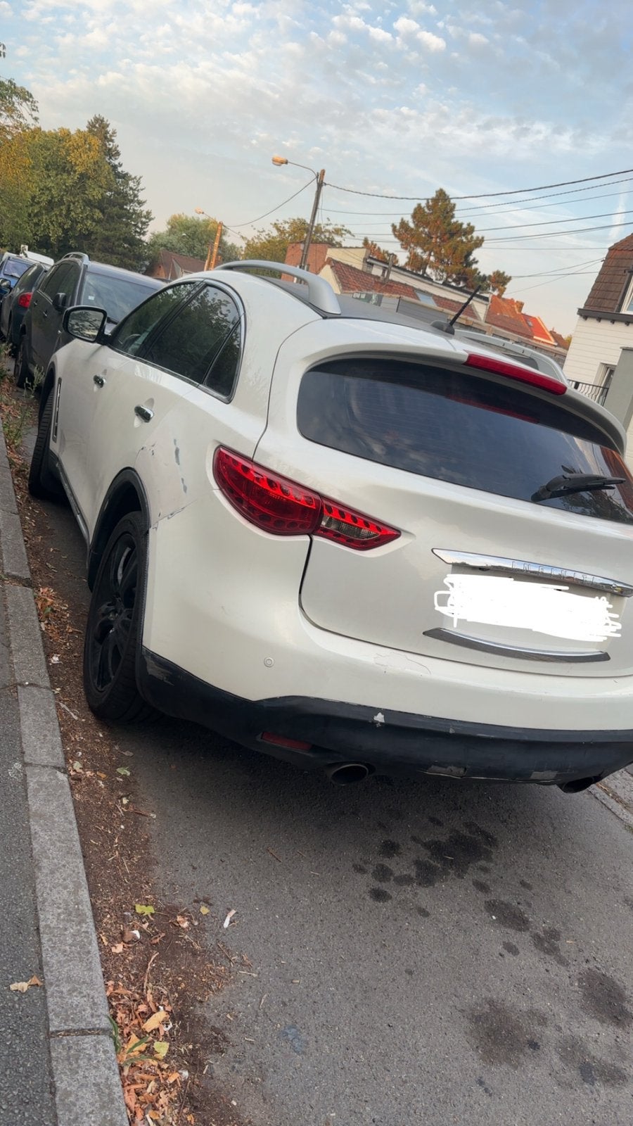 Infiniti, Auto's, Automaat, Zwart, Wit, FX-serie