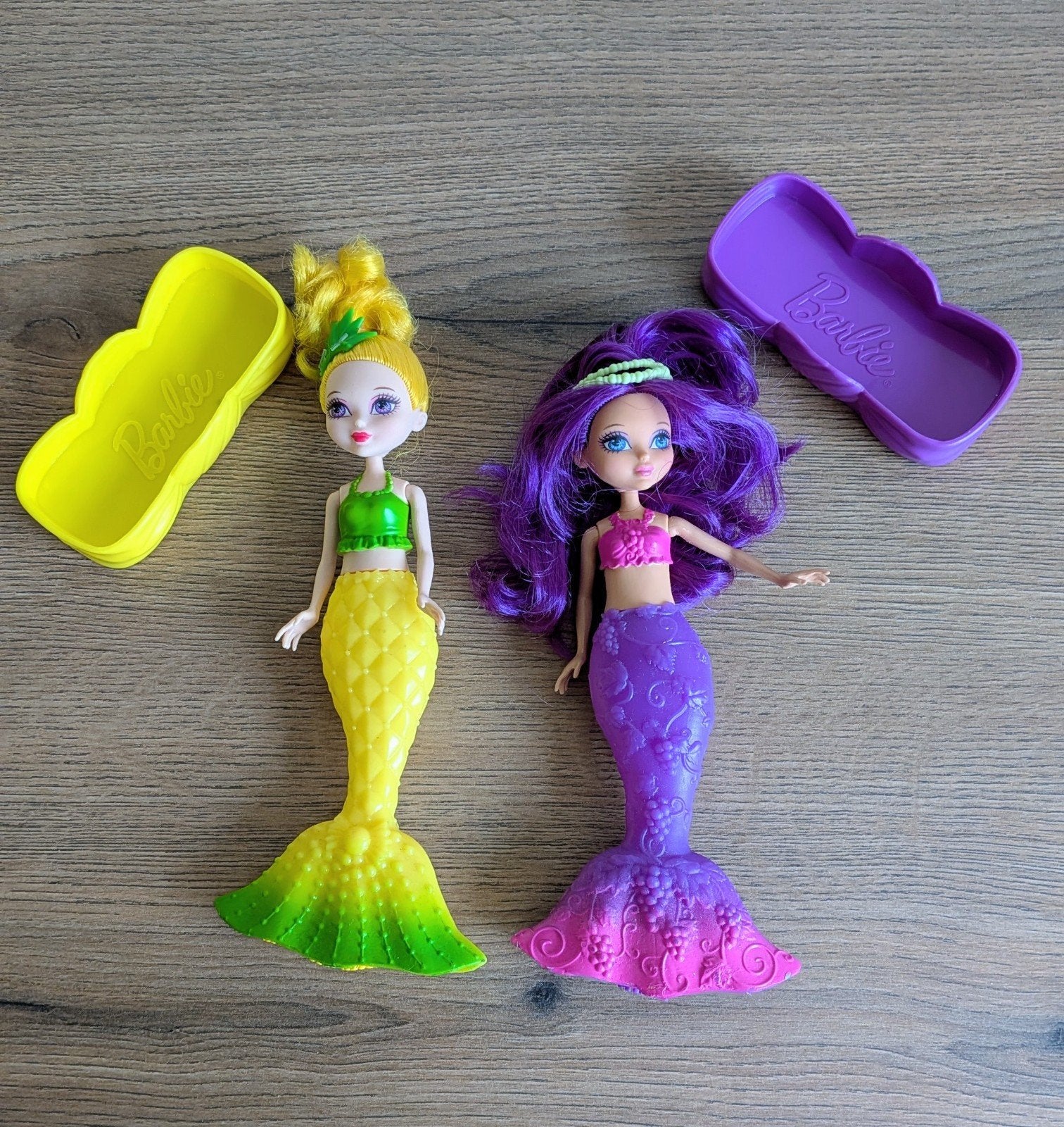 Barbie Dreamtopia Bubbles 'n Fun Zeemeermin Poppen (2 stuks), Ophalen of Verzenden, Zo goed als nieuw, Barbie