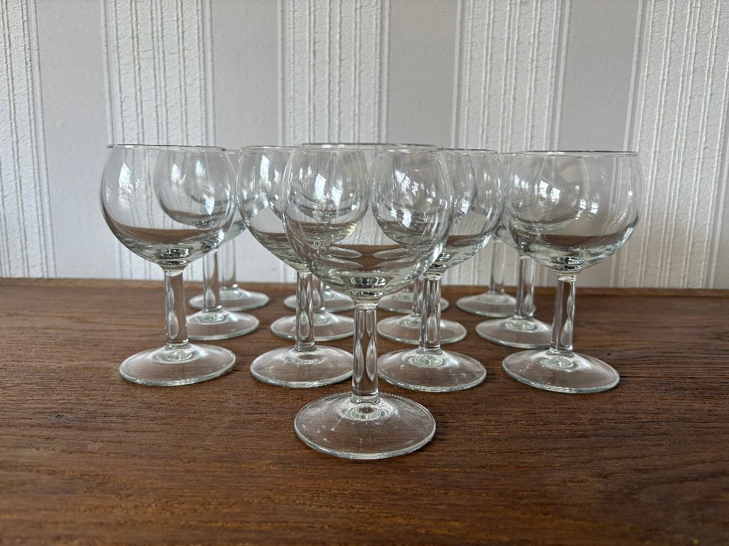 20-delige Set Vintage Luminarc 'Ballon' Glazen • Arc France, Verzamelen, Glas en Drinkglazen, Ophalen of Verzenden, Nieuw, Overige typen