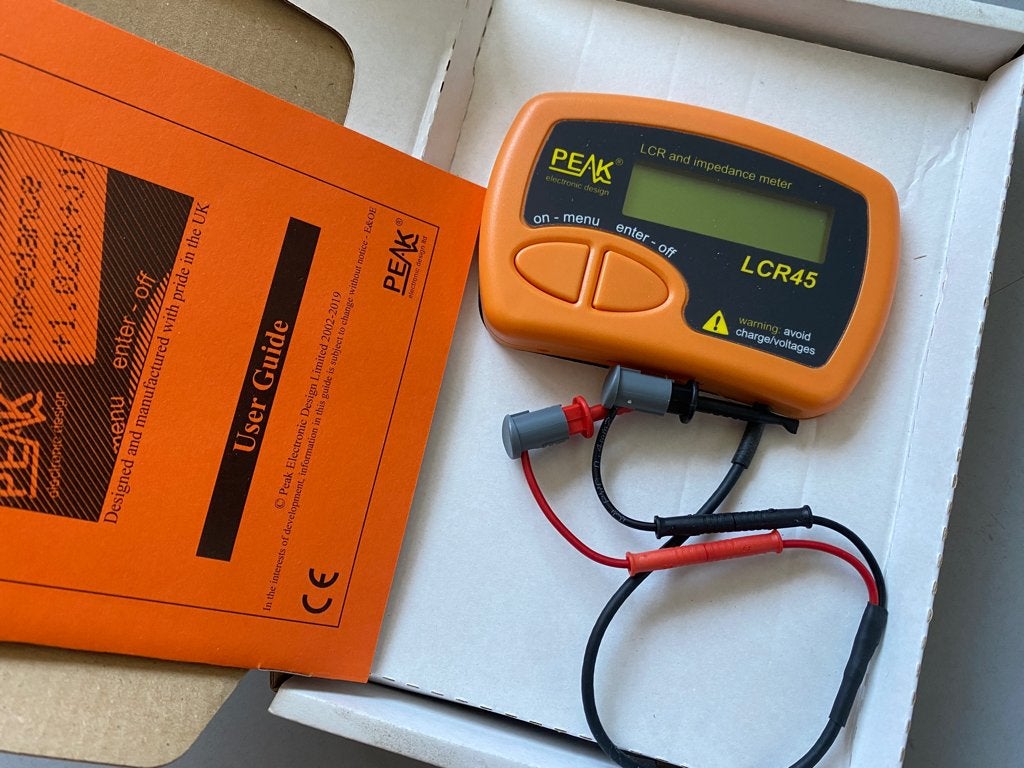 Peak LCR45 tester, Doe-het-zelf en Bouw, Meetapparatuur, Ophalen, Zo goed als nieuw, Overige meters