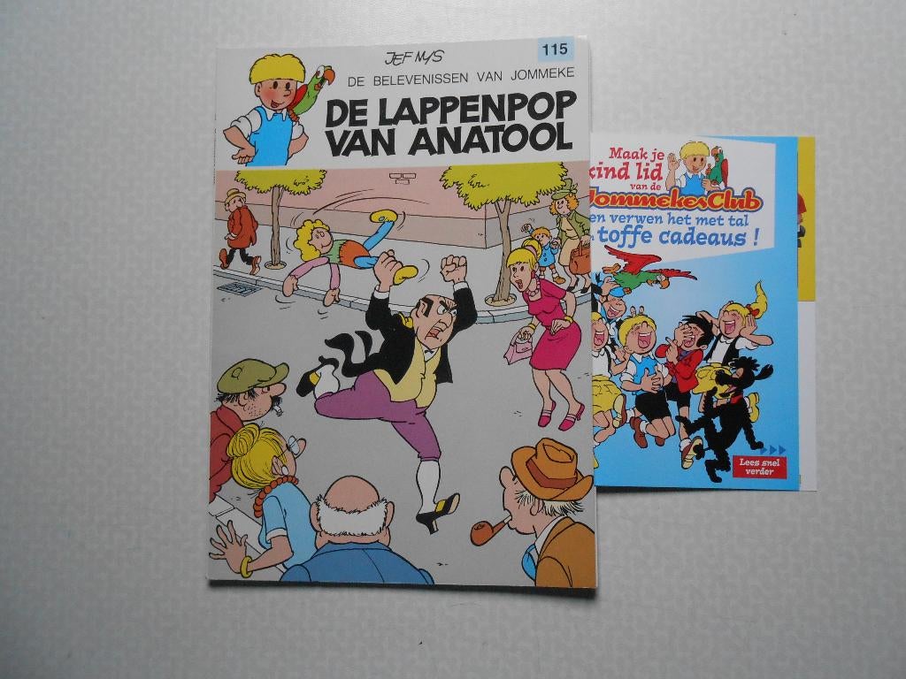 Jommeke 115 De lappenpop van Anatool 1997. Met bijlage., Neuf, Enlèvement ou Envoi, Une BD, Jef Nijs