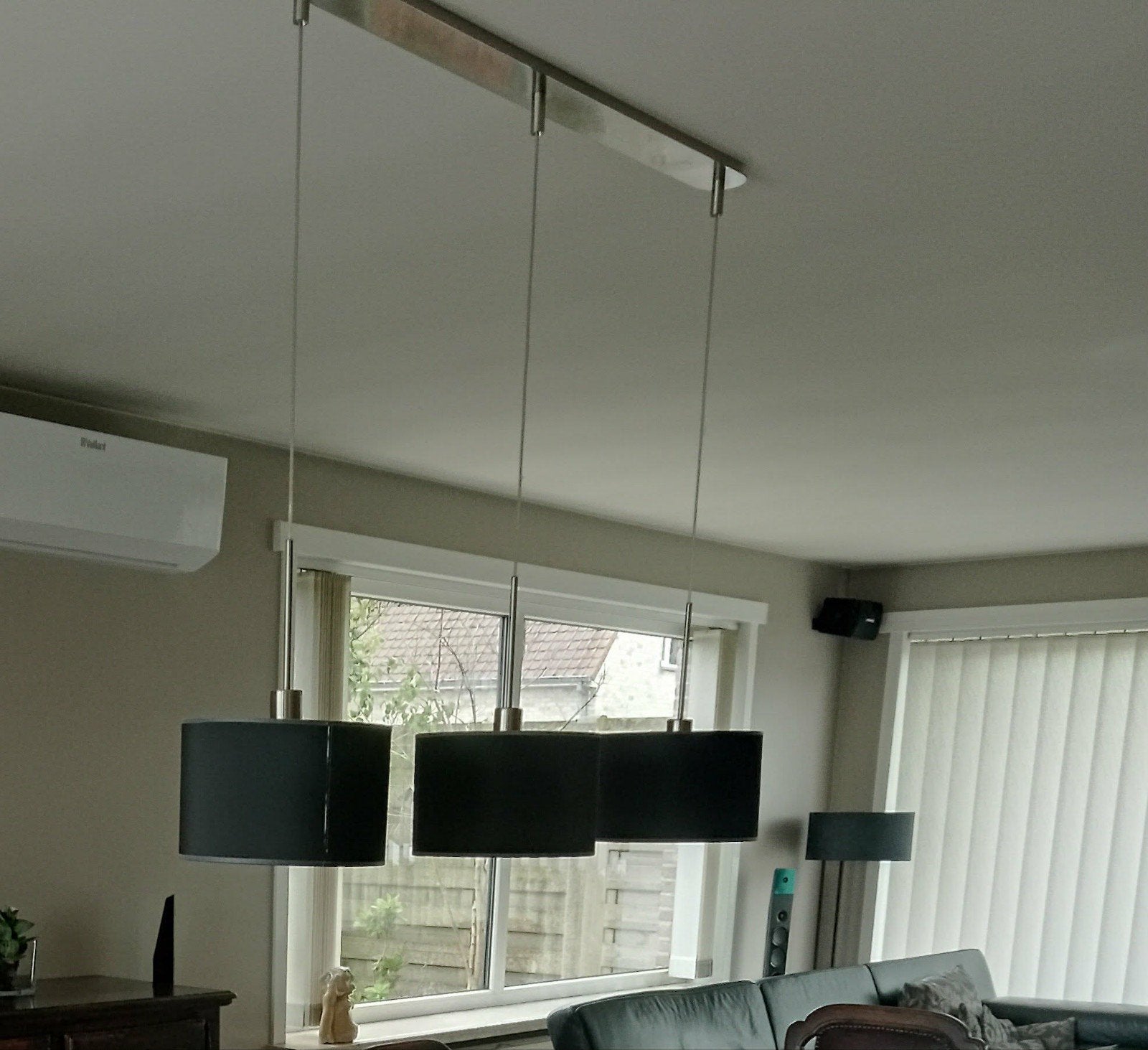 Moderne zwarte  luster, Huis en Inrichting, Ophalen