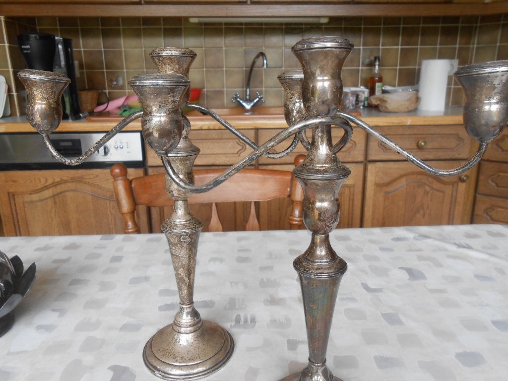 Kandelaars Reed & Barton zilver sterling, Ophalen, Zilver