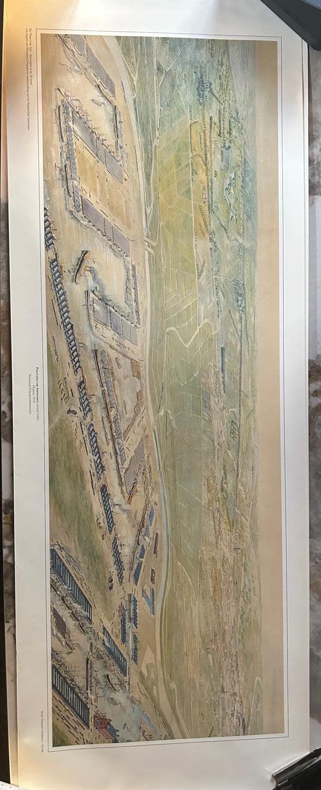 4 litho’s Panorama haven van Antwerpen, Boeken, Ophalen of Verzenden, Zo goed als nieuw