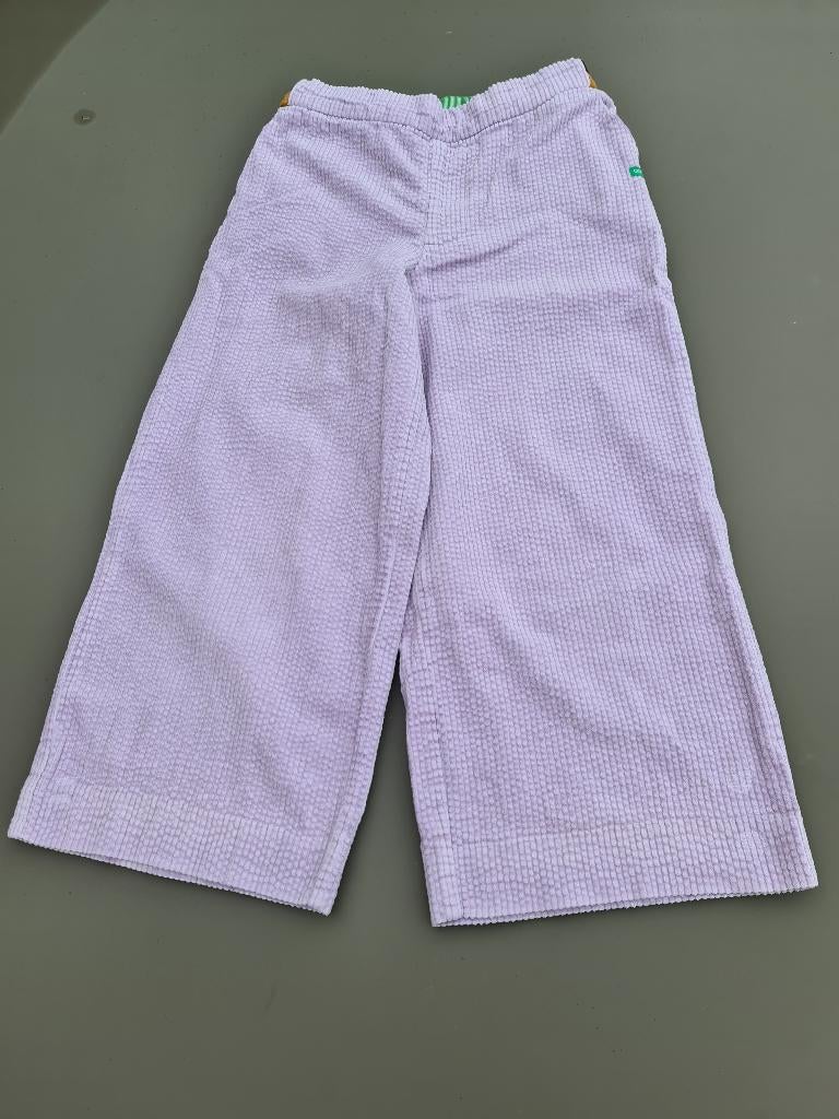 Lila ribfluweel broek, CKS, 140, Ophalen, Zo goed als nieuw, Broek