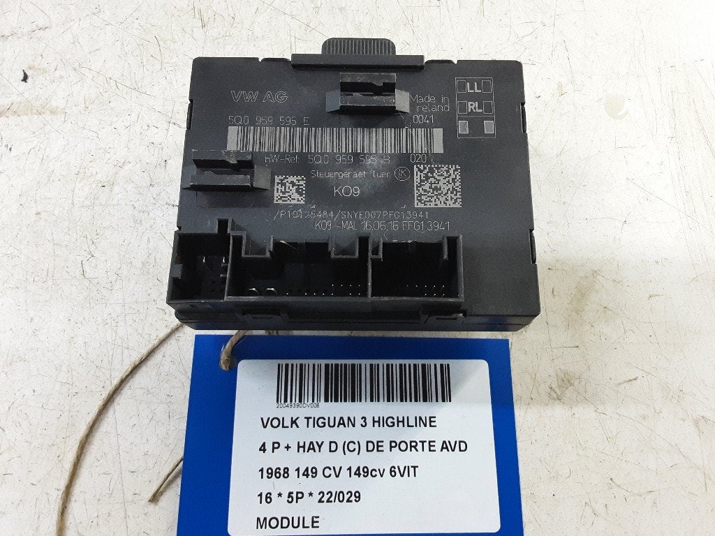 UNITE ELECTRONIQUE Volkswagen Tiguan (AD1) (01-2016/03-2022), Utilisé, Volkswagen