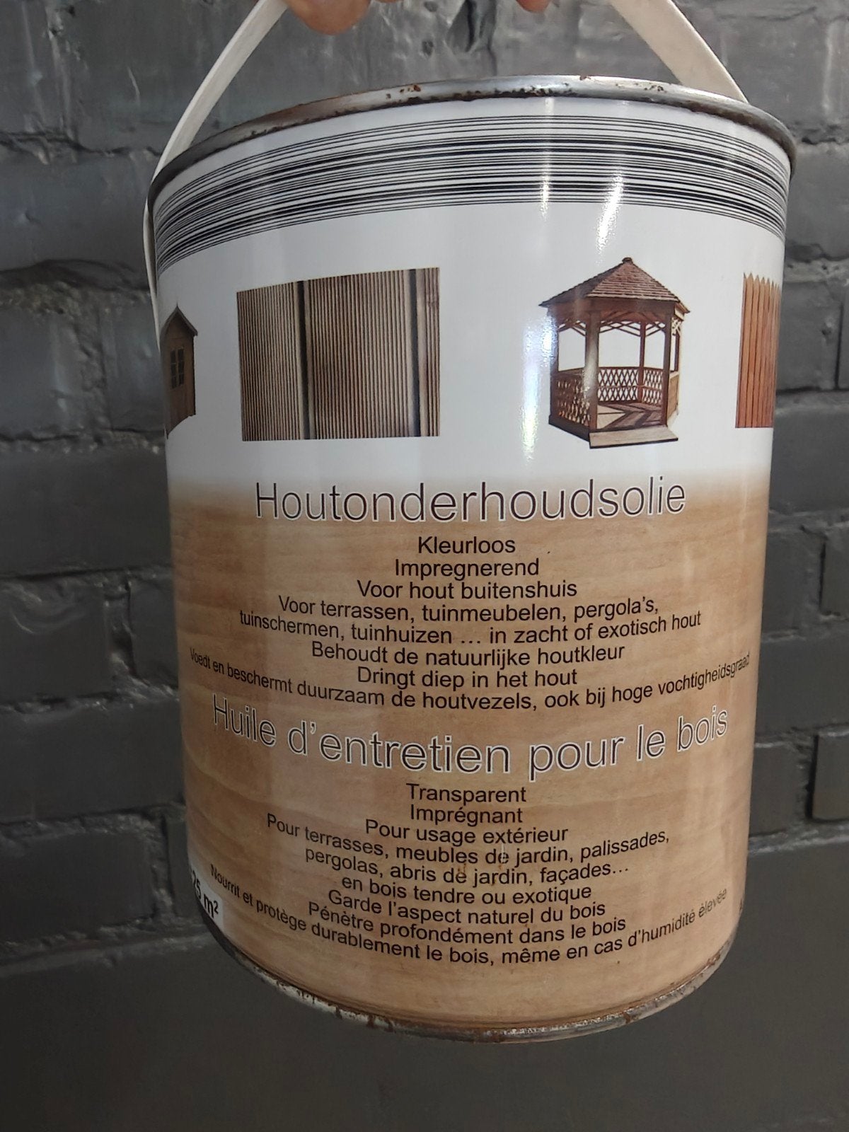 onderhouds olie transparant voor hout, Ophalen