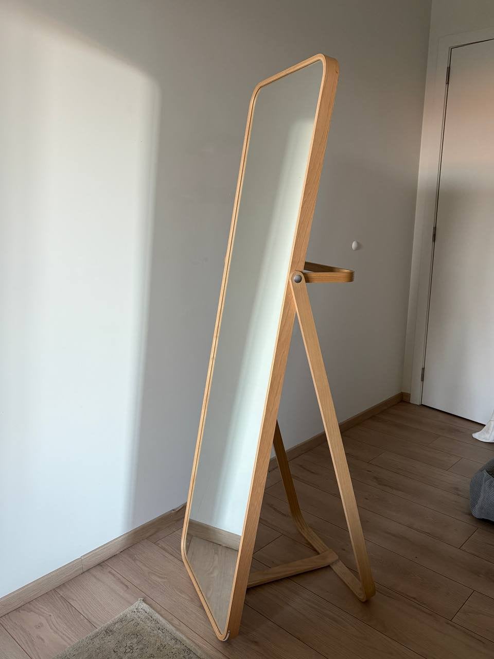Ikornnes full suze mirror ikea wood, Enlèvement, Comme neuf