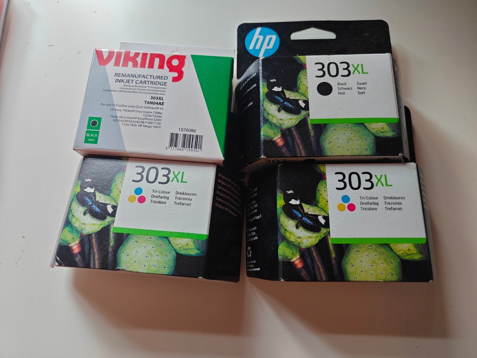 4x HP 303XL high-capacity inktcartridge 25 euro per stuk, Enlèvement ou Envoi, Cartridge, HP