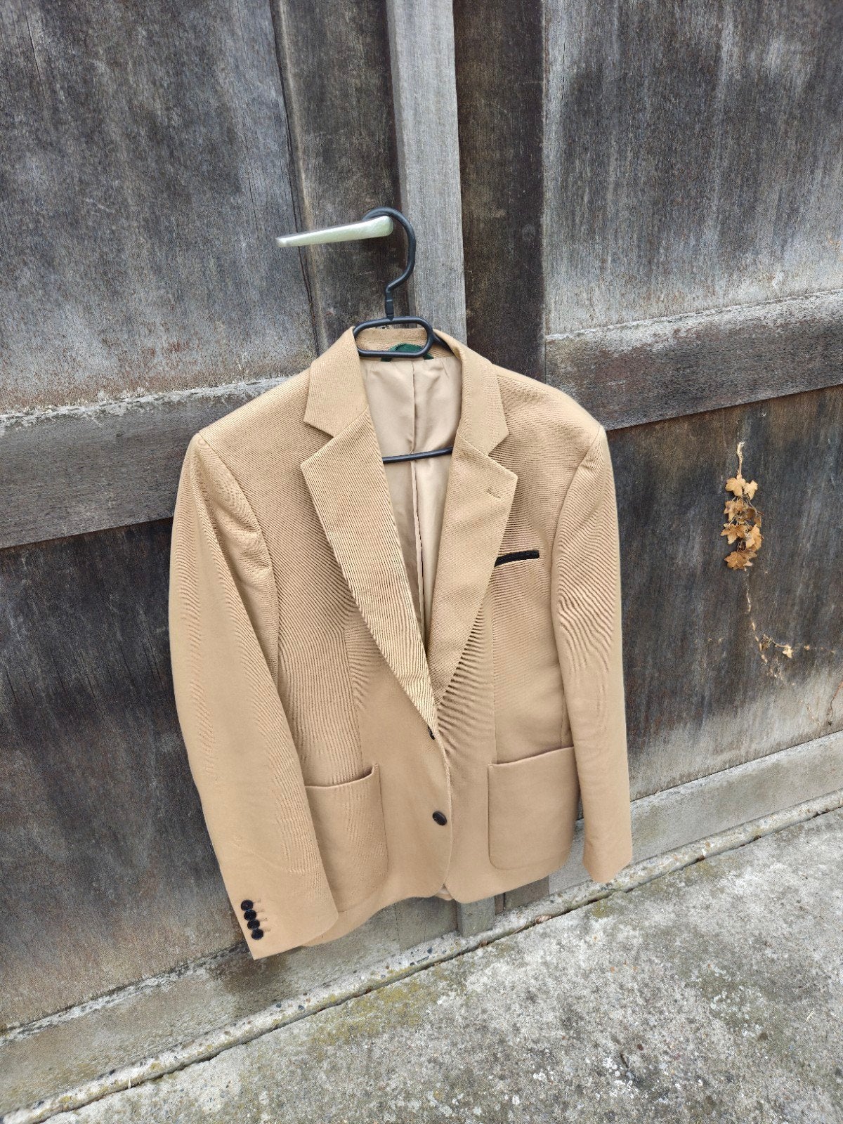 Blazer Lacoste — beige — excellent état, Beige, Comme neuf, Enlèvement, Taille 48/50 (M)