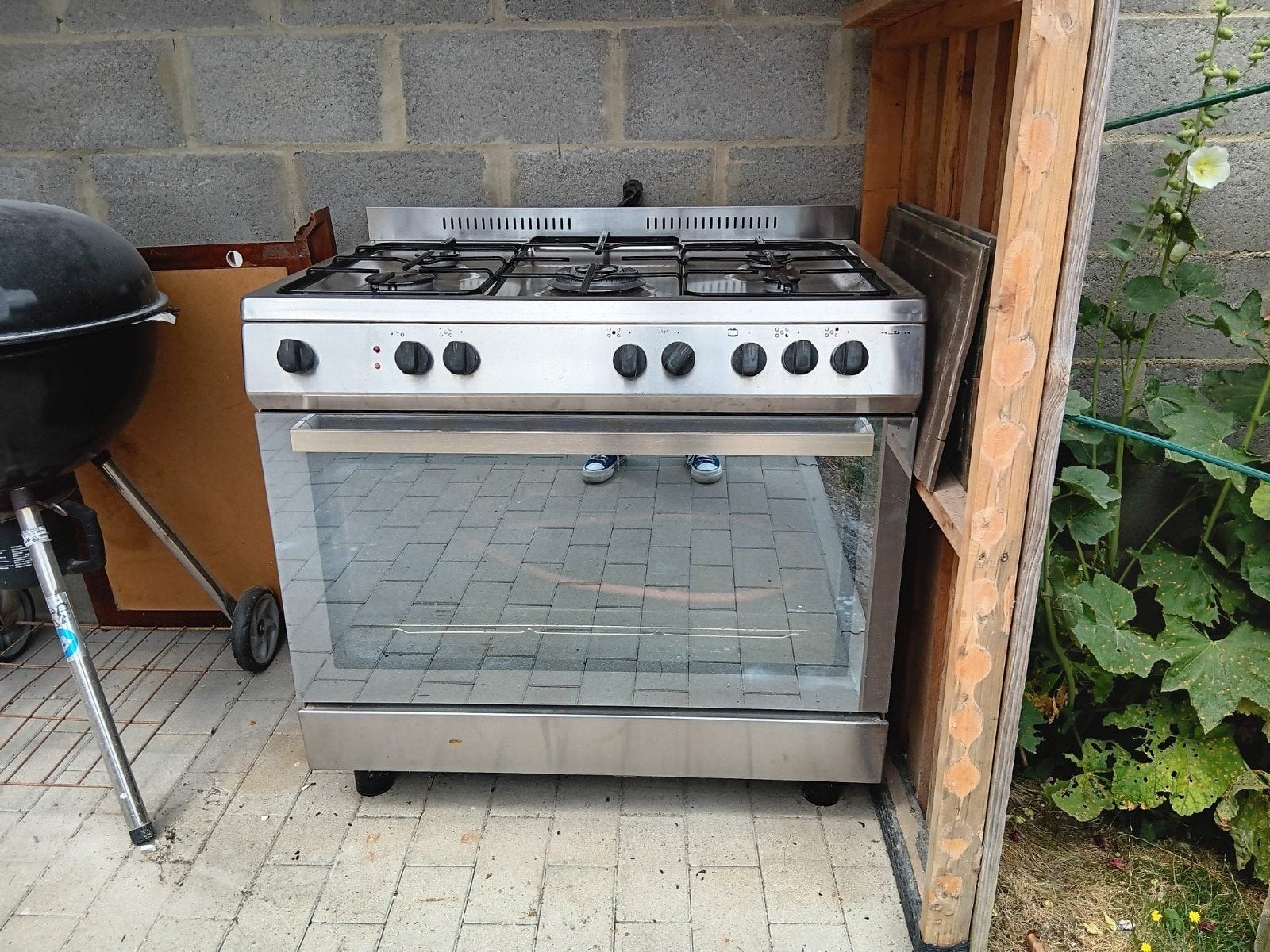 cuisinière gaz 5 becs, Electroménager, Cuisinières, Enlèvement, Gaz