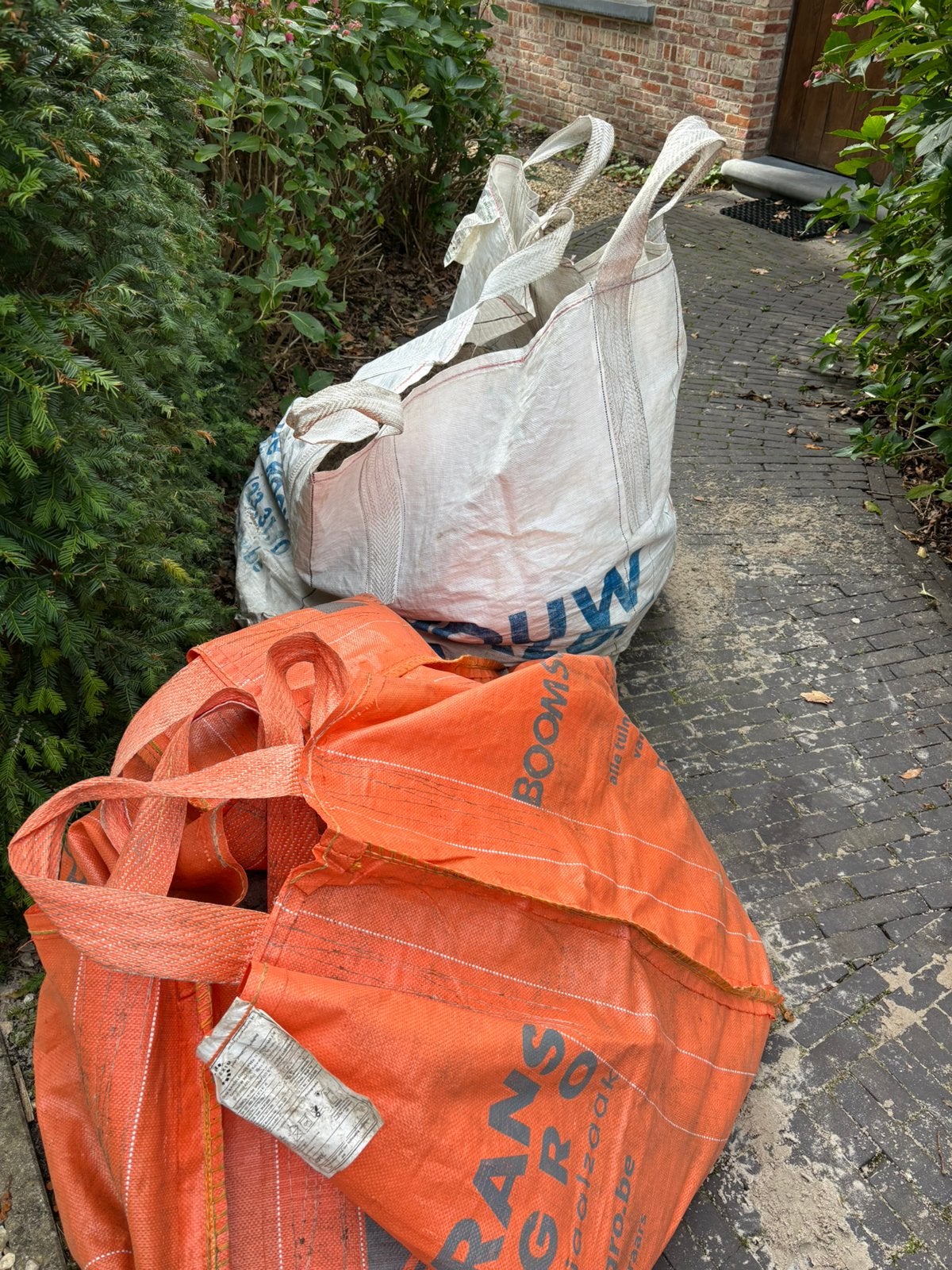 GRATIS op te halen 1kuub wit zand(zandbak), Jardin & Terrasse, Enlèvement, Utilisé, Sable à jouer