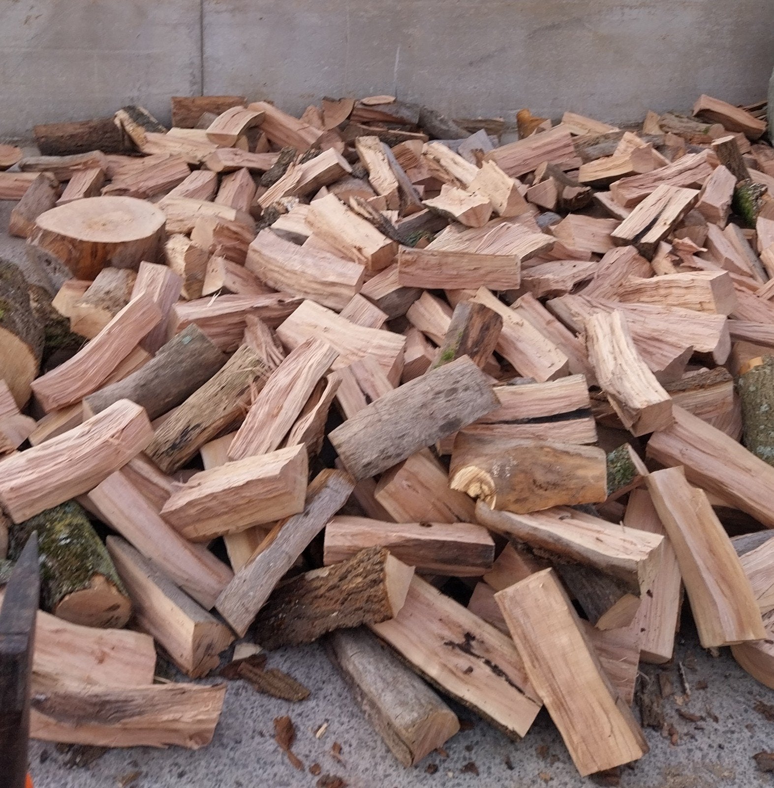 droog brandhout es, Tuin en Terras, Ophalen of Verzenden, Essenhout, Blokken
