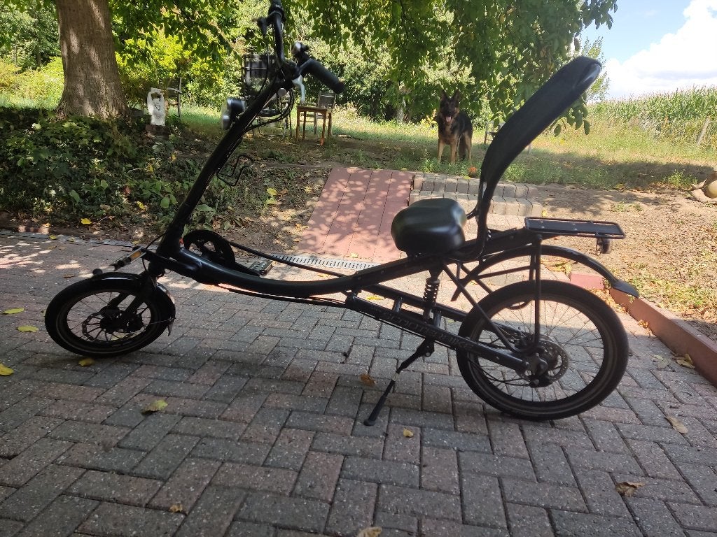 Scooterbike: ontspannen touren in een zeteltje., Ophalen, Zo goed als nieuw, Schijfrem, Versnellingen