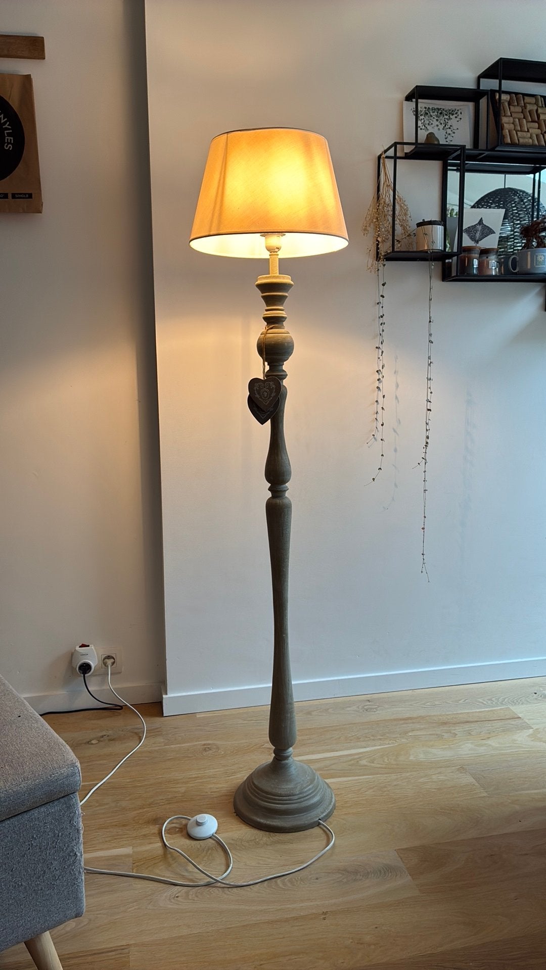 Lampe d’ambiance sur pied, Maison & Meubles, Romantique / campagne, Bois, 150 à 200 cm, Enlèvement