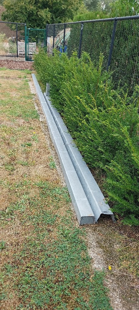 Zinken goot, Ophalen, 6 meter of meer, Zo goed als nieuw, Zink