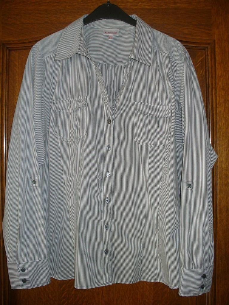 Hemd Biaggini maat 46, Biaggini, Ophalen of Verzenden, Zo goed als nieuw, Maat 46/48 (XL) of groter