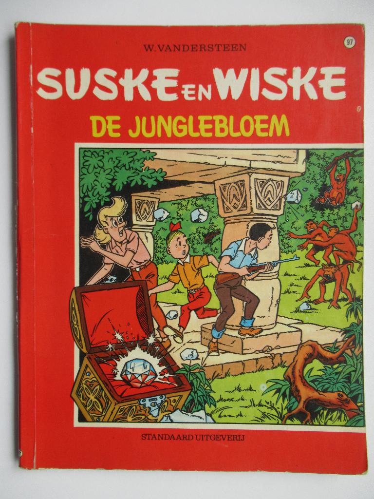 suske en wiske...nr.97...de junglebloem...........(1971), Boeken, Stripverhalen, Ophalen of Verzenden, Gelezen