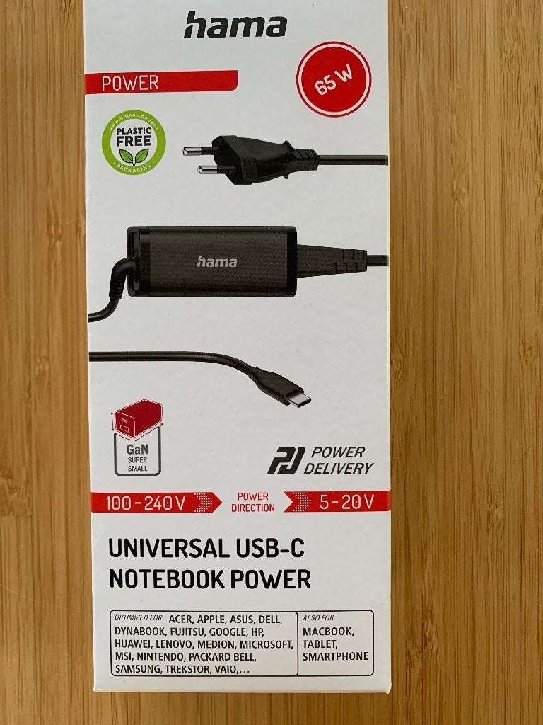Chargeur universel pour notebook USB-C 65W 5-20V hama, Informatique & Logiciels, Chargeurs d'ordinateur portable, Enlèvement ou Envoi