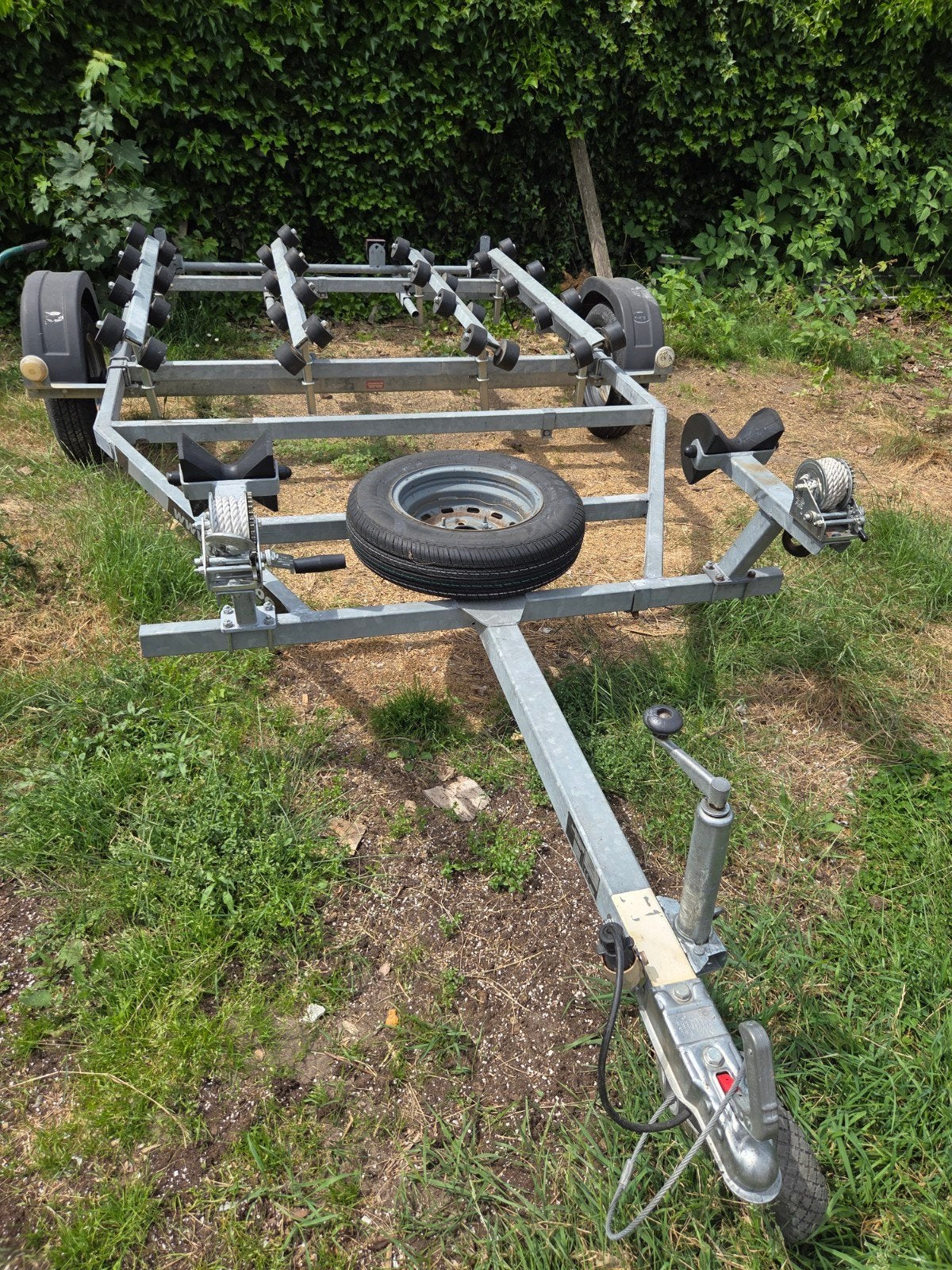 Dubbele jetski-aanhanger, Ophalen