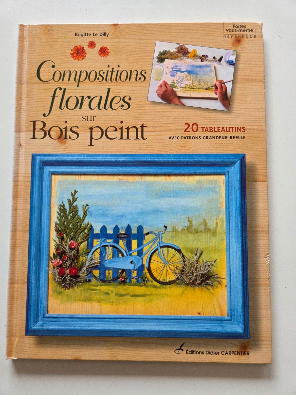Compositions florales sur bois, Enlèvement ou Envoi, Comme neuf