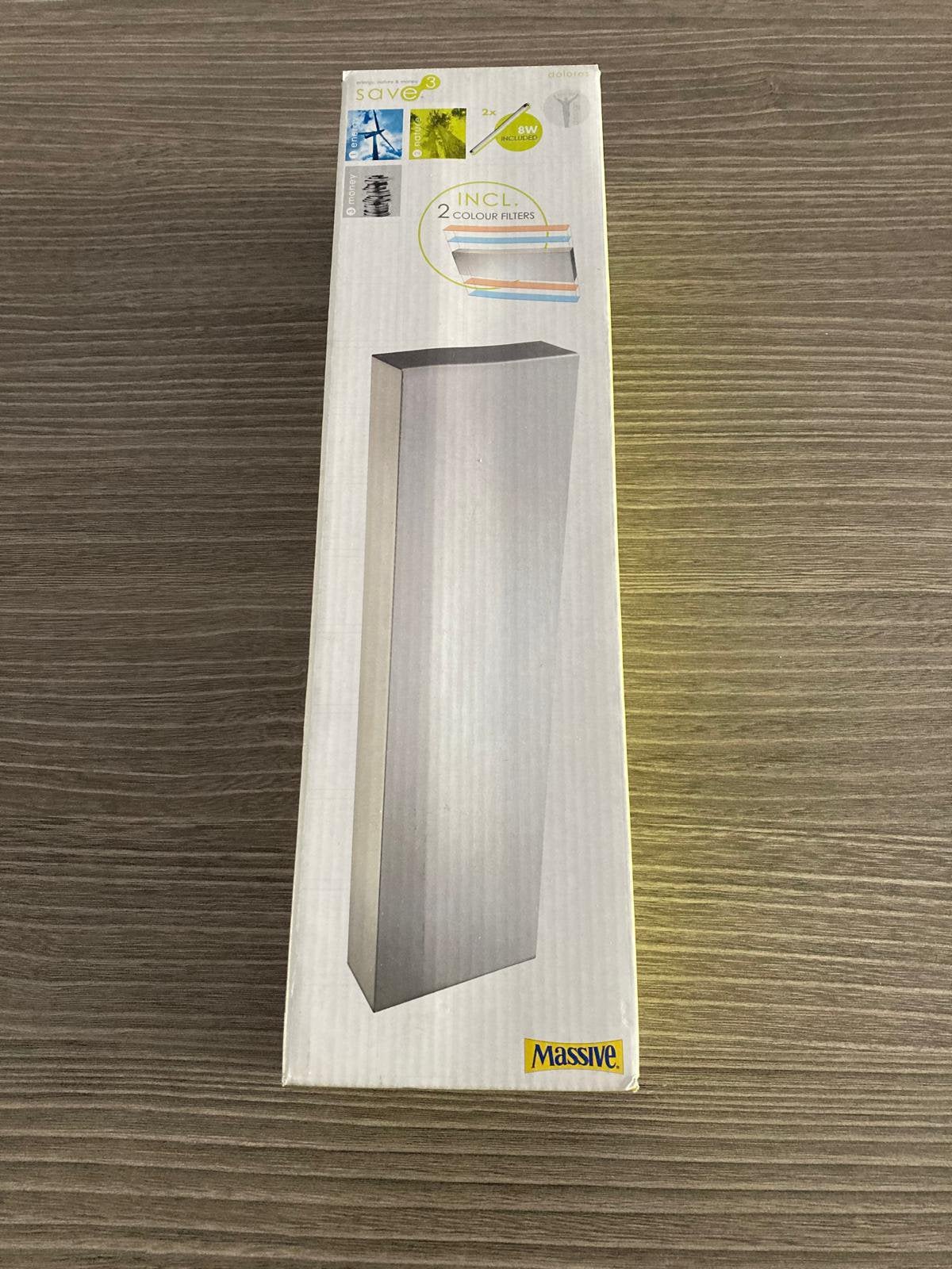 Wandlamp Massive, Huis en Inrichting, Lampen | Wandlampen, Ophalen, Zo goed als nieuw, Wandlamp, Blauw