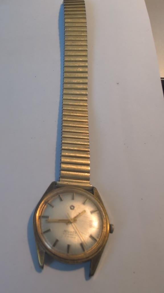 Nivada Automatic 17 Rubies horloge — Vintage — Functioneel, Ophalen of Verzenden, Goud
