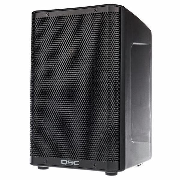 2x QSC CP8 + HOUSSES TRANSPORT ET PLUIE, Audio, Tv en Foto, Luidsprekerboxen, Ophalen, Gebruikt, Speakerset