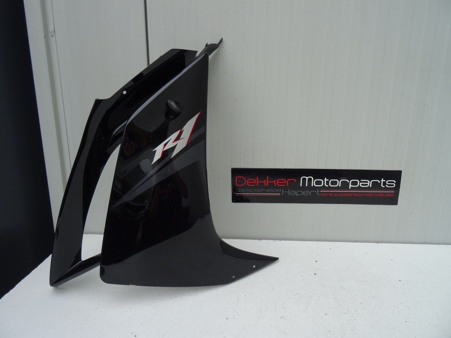 Rechter Zijpaneel Yamaha YZF R1 2007-2008 RN19 Zwart, -, Utilisé, -, -