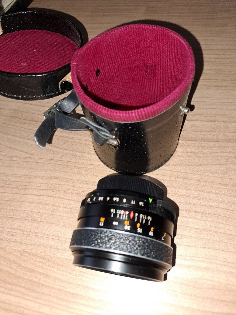 Chinon Auto 55mm f/1.7 vintage lens – M42 – lichtsterk, Audio, Tv en Foto, Fotocamera's Analoog, Gebruikt, Overige Merken, Ophalen of Verzenden