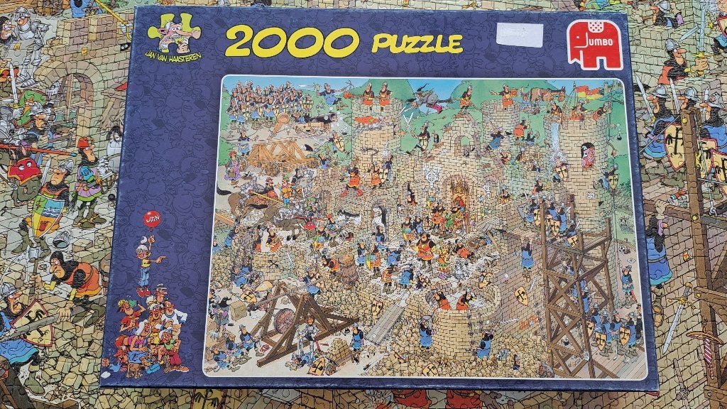 puzzel Van Haasteren 2000 stukjes, Enlèvement, Plus de 1 500 pièces, Comme neuf, Puzzle