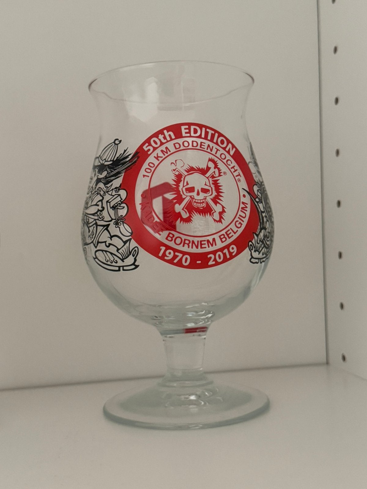 Duvel glas dodentocht 2019, Ophalen of Verzenden, Zo goed als nieuw, Duvel