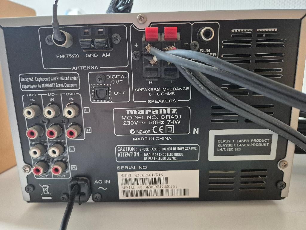 Marantz receiver, Gebruikt, 60 tot 120 watt, Stereo, Ophalen