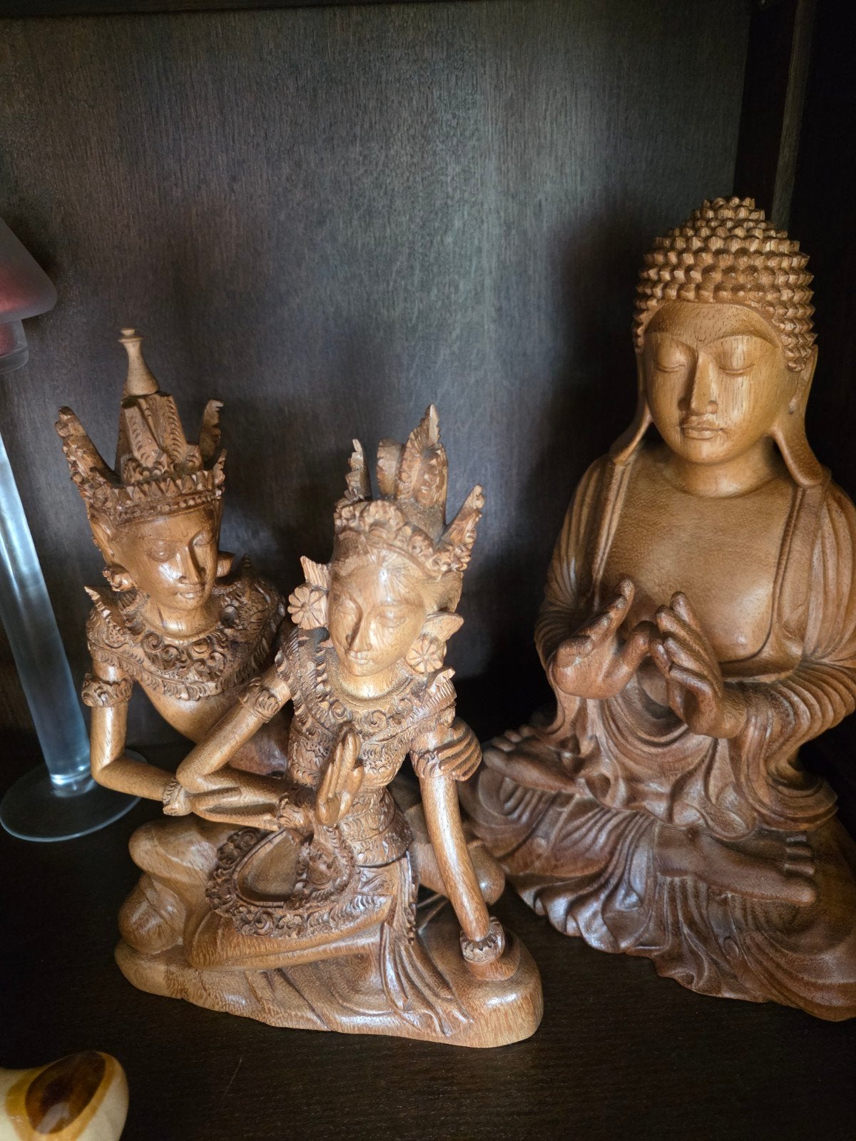 houten beeld, Ophalen