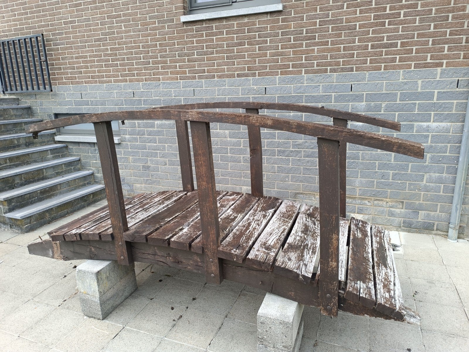 pont en bois pour placer au dessus d' un plan d' eau, Bricolage & Construction, Enlèvement, Utilisé