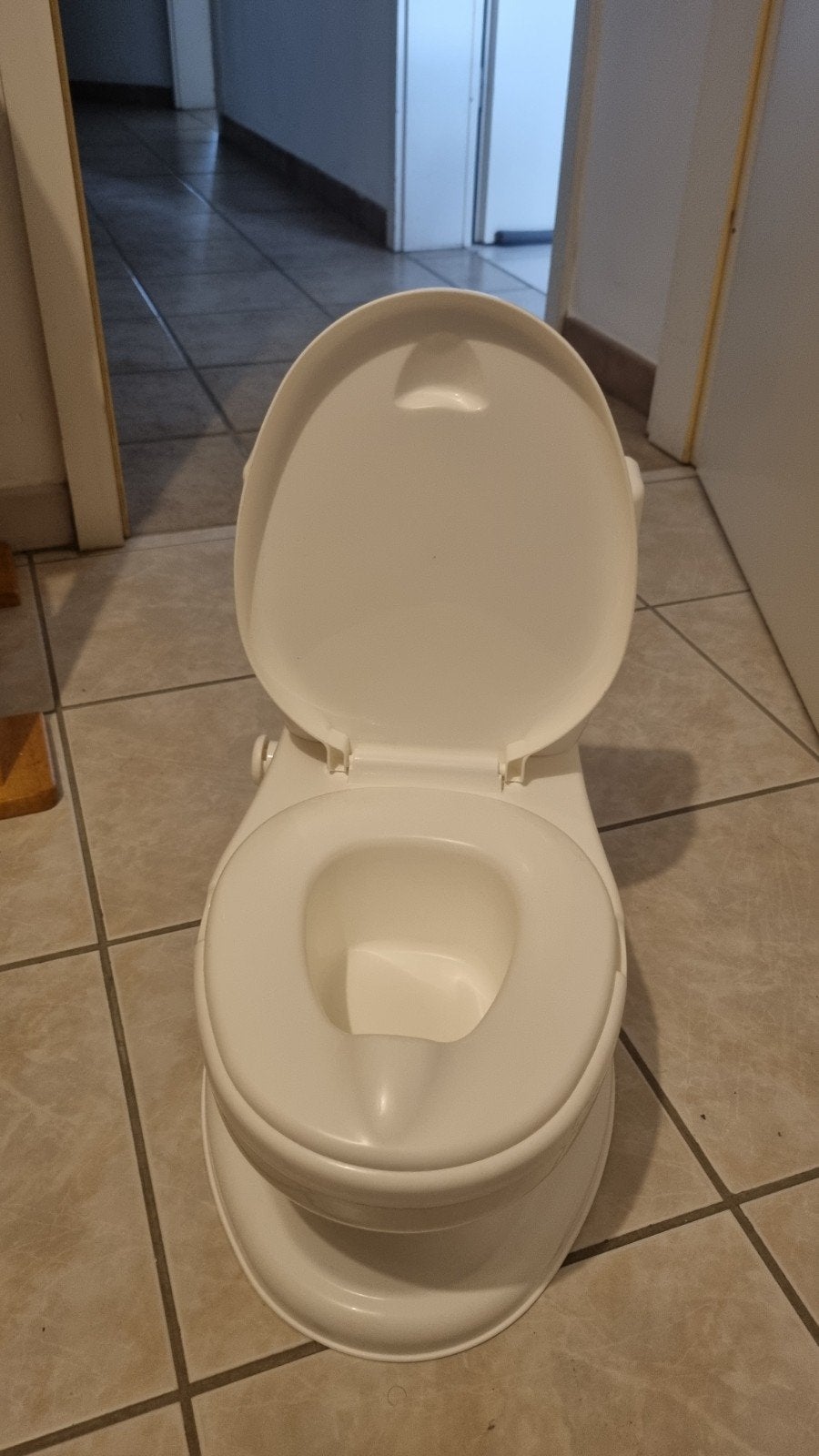Kindertoilet met uitneembaar reservoir, Ophalen, Gebruikt
