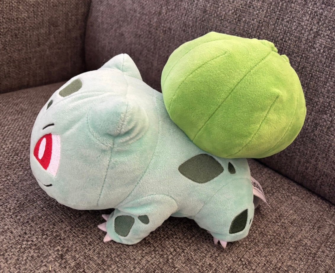Bulbasaur Pokemon knuffel, Kinderen en Baby's, Speelgoed | Knuffels en Pluche, Ophalen, Zo goed als nieuw