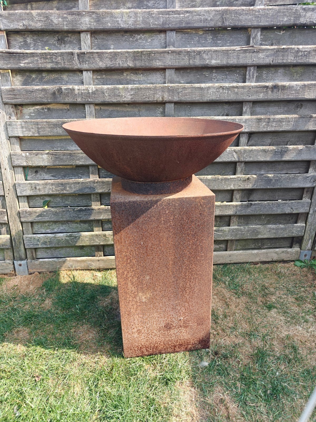 Vuurschaal/barbecue in cortenstaal, Tuin en Terras, Ophalen