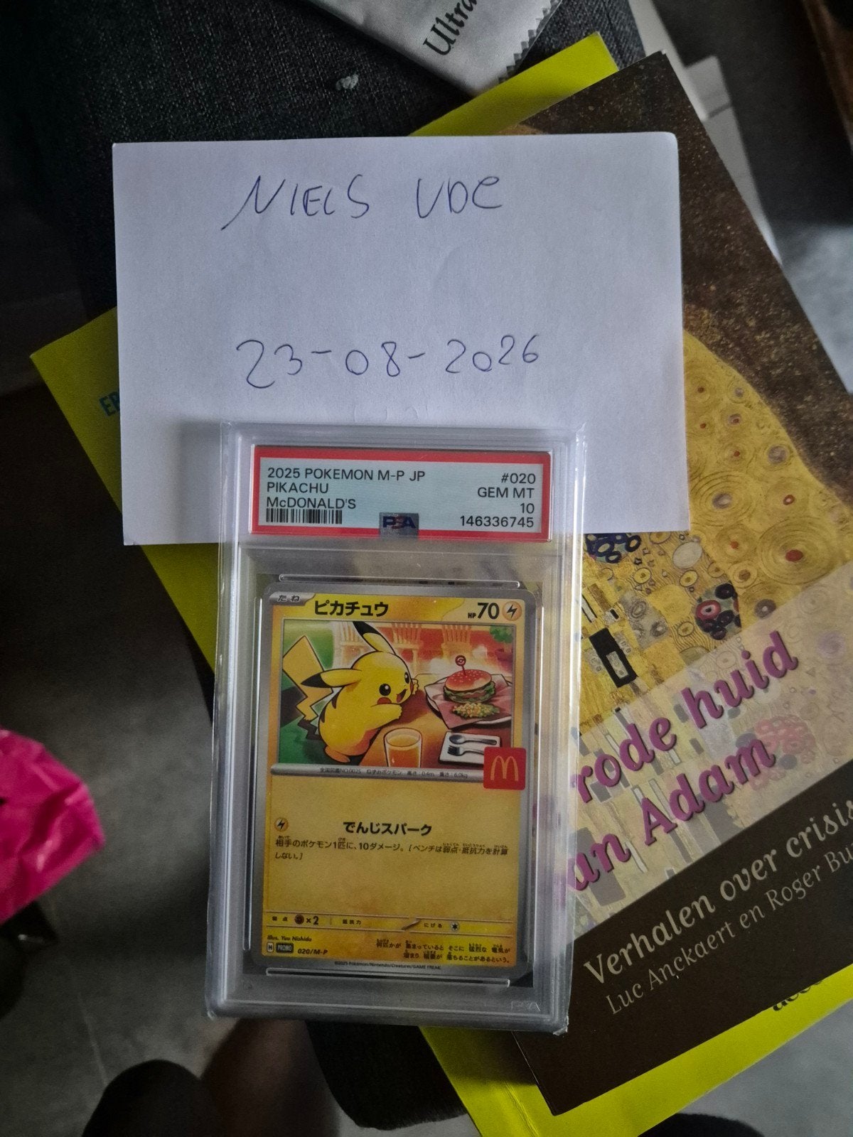 pokemon pickachu japanese mcdo promo, Ophalen of Verzenden