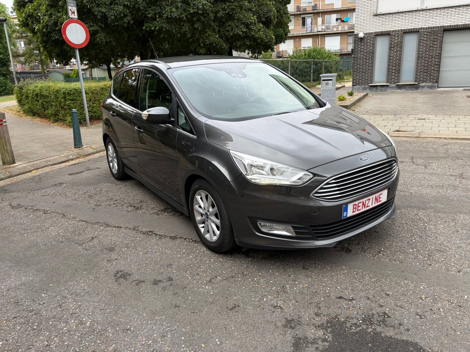 Ford C-max 1.0 benz 106000km ecoboost 2015 garantie, Voorwielaandrijving, Testrit aan huis, Stof, 4 cilinders