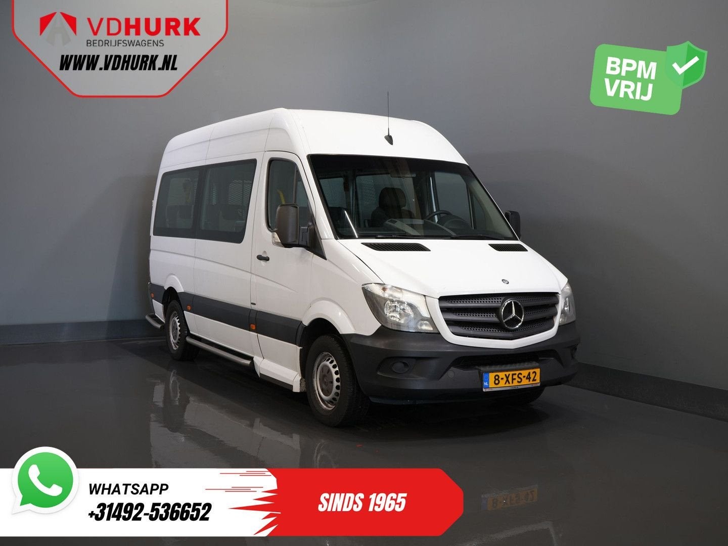 Mercedes-Benz Sprinter Mercedes-Benz 313 2.2 CDI Aut. E6 L2H, Auto's, Automaat, 173 g/km, Airconditioning, Wit