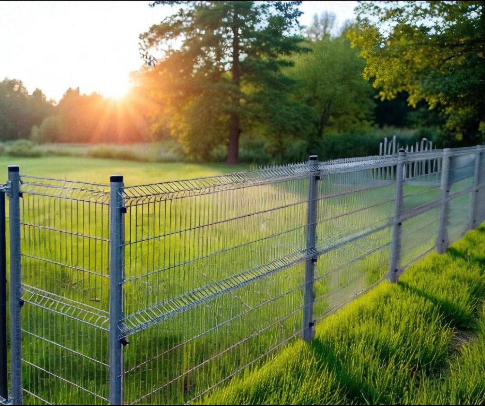 Promo! 20m draadpanelen 200cm hoog galva + palen, Ophalen