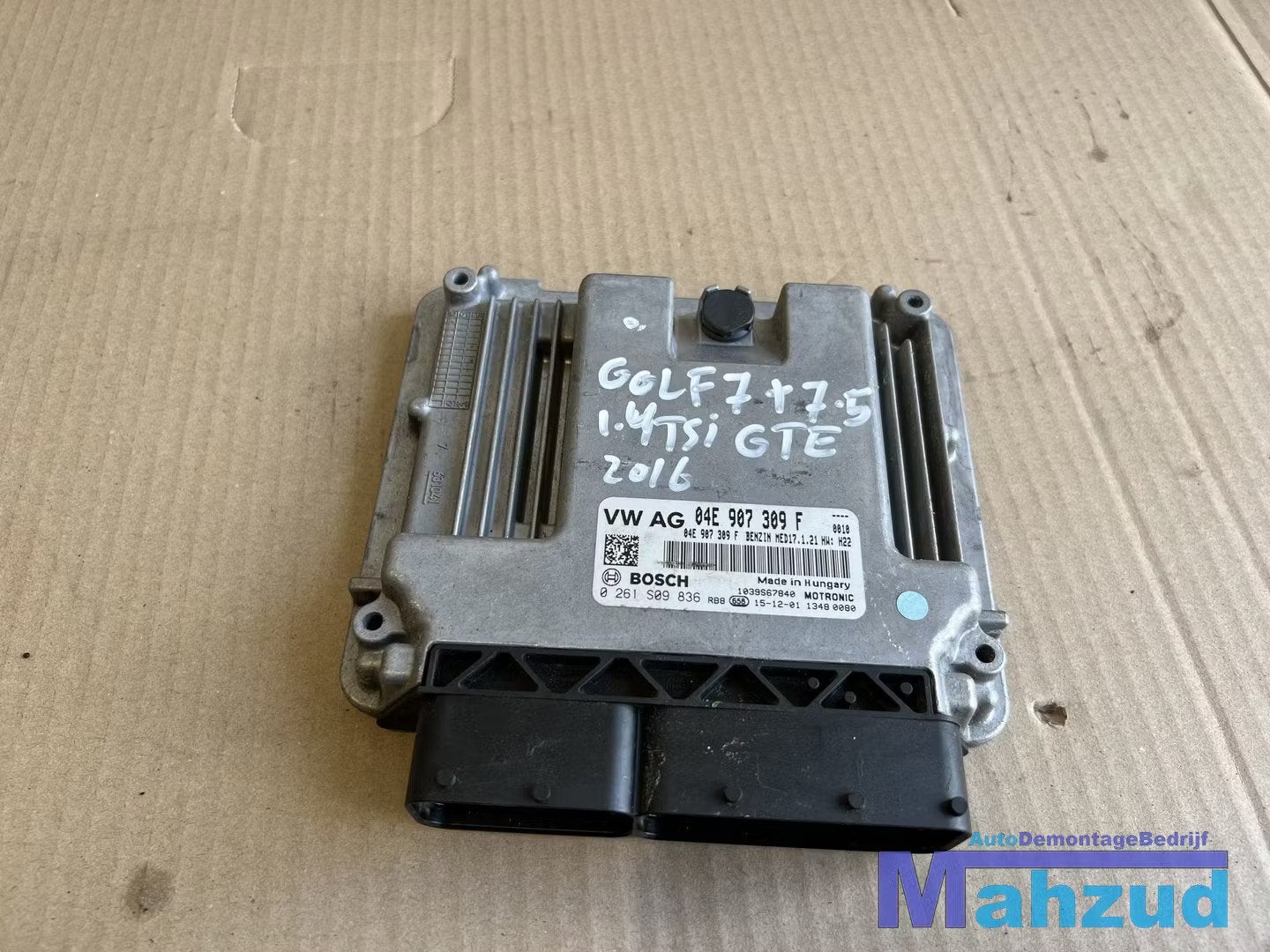 VW GOLF 7 1.4 GTE HYBRID ECU motormanagement 04E907309F, Auto-onderdelen, Gebruikt, Volkswagen, Volkswagen AG, Vw@volkswagen.de