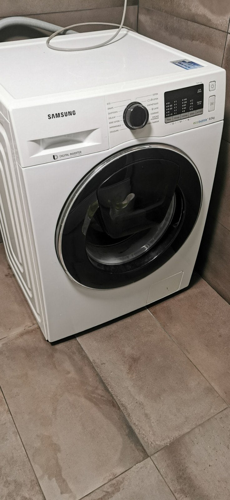 Lave-linge Samsung 8kg a+++ eco bubble, 8 à 10 kg, Enlèvement, 1200 à 1600 tours, Classe énergétique A ou plus économe