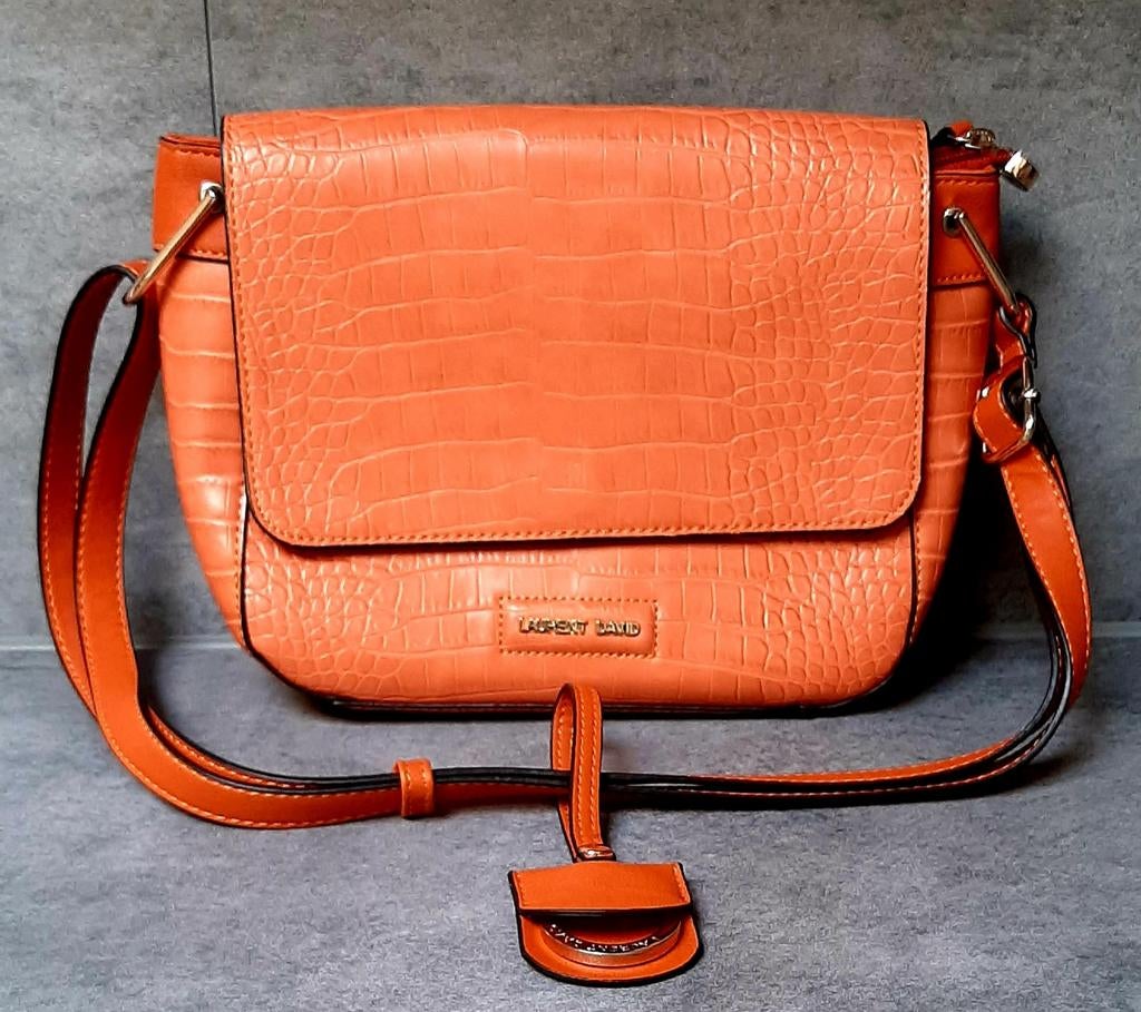 Laurent David/schoudertas/Als nieuw, Bijoux, Sacs & Beauté, Autres marques, Cuir, Enlèvement ou Envoi, Comme neuf